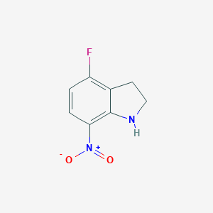 4-Fluoro-7-nitro-2,3-dihydro-1H-indoleͼƬ