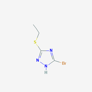 5-bromo-3-(ethylthio)-1H-1,2,4-triazole图片