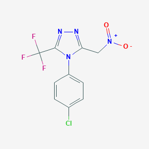 4-(4-Chlorophenyl)-3-(nitromethyl)-5-(trifluoromethyl)-4H-1,2,4-triazole图片