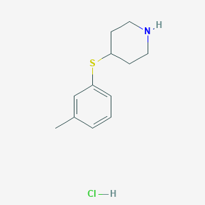 4-[(3-methylphenyl)thio]piperidine hydrochlorideͼƬ