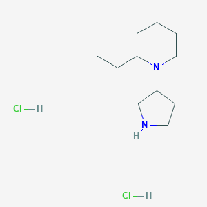 2-Ethyl-1-(3-pyrrolidinyl)piperidinedihydrochlorideͼƬ