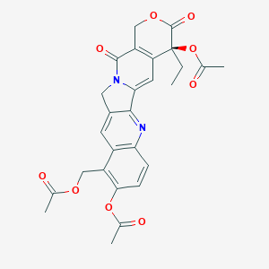 (4S)-4,9-Bis(acetyloxy)-10-[(acetyloxy)methyl]-4-ethyl-1H-pyrano[3',4':6,7]indolizino[1,2-b]quinoline-3,14(4H,12H)-dioneͼƬ