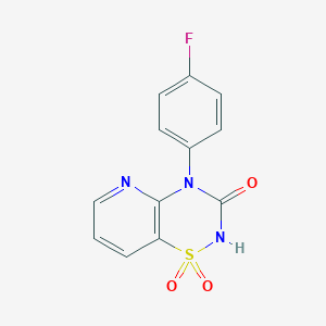 4-(4-fluorophenyl)-2H-pyrido[2,3-e][1,2,4]thiadiazin-3(4H)-one 1,1-dioxideͼƬ