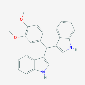 3,3'-((3,4-Dimethoxyphenyl)-methylene)bis(1H-indole)ͼƬ