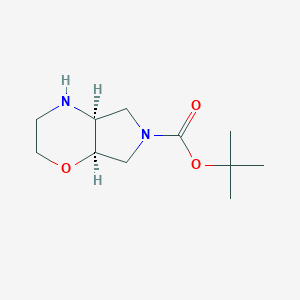 rel-tert-butyl(4aR,7aS)-octahydropyrrolo[3,4-b]morpholine-6-carboxylate,cisͼƬ