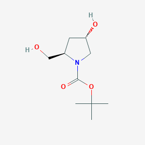 (2R,4S)-tert-butyl 4-hydroxy-2-(hydroxymethyl)pyrrolidine-1-carboxylateͼƬ