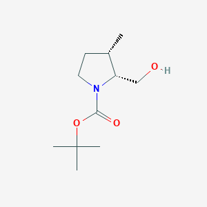 cis-tert-Butyl 2-(Hydroxymethyl)-3-methylpyrrolidine-1-carboxylateͼƬ