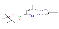 2,8-dimethyl-6-(4,4,5,5-tetramethyl-1,3,2-dioxaborolan-2-yl)imidazo[1,2-b]pyridazineͼƬ