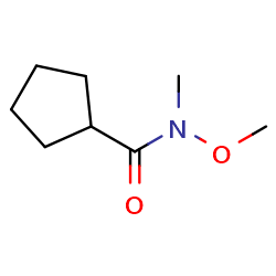 N-methoxy-N-methylcyclopentanecarboxamide图片