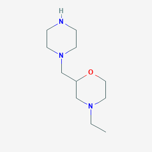 4-ethyl-2-(piperazin-1-ylmethyl)morpholineͼƬ