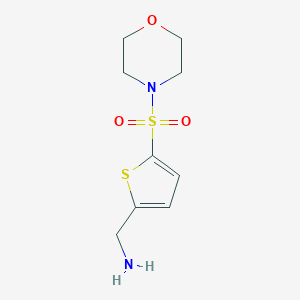 [5-(Morpholine-4-sulfonyl)thiophen-2-yl]methanamineͼƬ