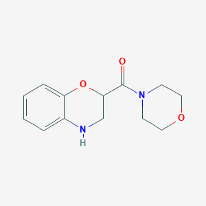 2-(Morpholine-4-carbonyl)-3,4-dihydro-2H-1,4-benzoxazineͼƬ