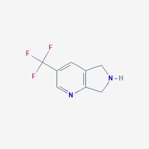 3-(trifluoromethyl)-5H,6H,7H-pyrrolo[3,4-b]pyridineͼƬ