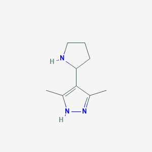 3,5-dimethyl-4-(pyrrolidin-2-yl)-1H-pyrazoleͼƬ