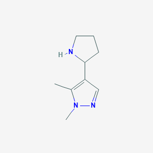 1,5-dimethyl-4-(pyrrolidin-2-yl)-1H-pyrazoleͼƬ