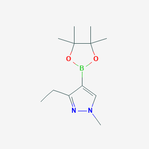 3-Ethyl-1-methyl-4-(tetramethyl-1,3,2-dioxaborolan-2-yl)-1H-pyrazoleͼƬ