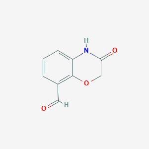 3-hydroxy-2H-1,4-benzoxazine-8-carbaldehyde图片