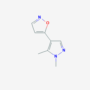 5-(1,5-dimethyl-1H-pyrazol-4-yl)isoxazoleͼƬ