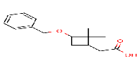 2-[3-(benzyloxy)-2,2-dimethylcyclobutyl]aceticacid图片