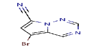 5-bromopyrrolo[2,1-f][1,2,4]triazine-7-carbonitrile图片