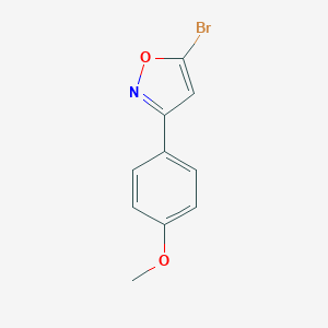 5-Bromo-3-(4-methoxyphenyl)-1,2-oxazole图片