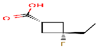 cis-3-ethyl-3-fluorocyclobutane-1-carboxylicacidͼƬ