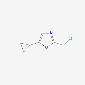 2-(Chloromethyl)-5-cyclopropyl-1,3-oxazoleͼƬ