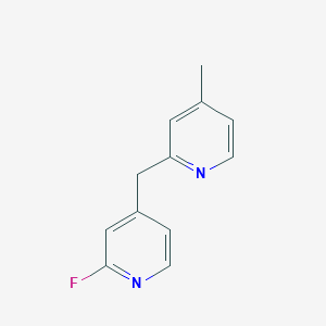 2-Fluoro-4-((4-methylpyridin-2-yl)methyl)pyridineͼƬ