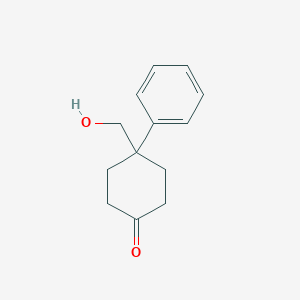 4-(Hydroxymethyl)-4-phenylcyclohexan-1-oneͼƬ