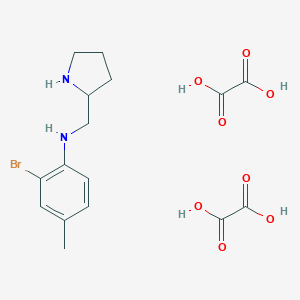 2-Bromo-4-methyl-N-(pyrrolidin-2-ylmethyl)aniline DioxalateͼƬ