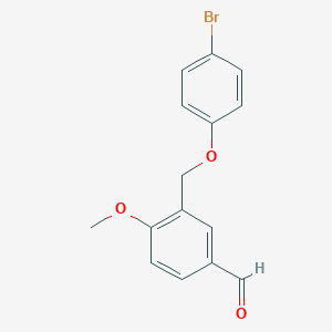 3-(4-Bromophenoxymethyl)-4-methoxybenzaldehydeͼƬ