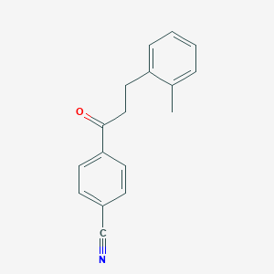 4'-cyano-3-(2-methylphenyl)propiophenoneͼƬ