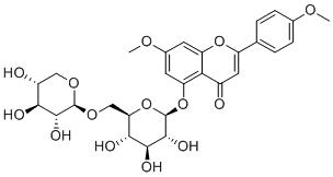 7,4'-Di-O-methylapigenin 5-O-xylosylglucoside图片