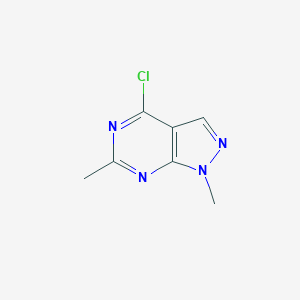 4-Chloro-1,6-dimethyl-1H-pyrazolo[3,4-D]pyrimidine图片