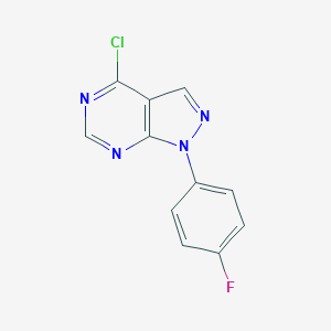 4-Chloro-1-(4-fluorophenyl)-1H-pyrazolo[3,4-d]pyrimidineͼƬ