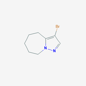 3-bromo-5,6,7,8-tetrahydro-4H-pyrazolo1,5-aazepineͼƬ