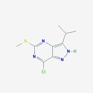 7-Chloro-3-isopropyl-5-(methylthio)-1H-pyrazolo[4,3-d]pyrimidineͼƬ