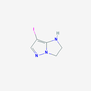 7-Iodo-1H,2H,3H-pyrazolo[1,5-a]imidazoleͼƬ