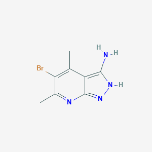 5-Bromo-4,6-dimethyl-1H-pyrazolo[3,4-b]pyridin-3-amineͼƬ