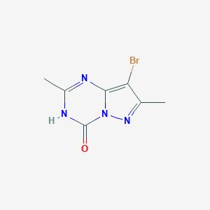 8-Bromo-2,7-dimethylpyrazolo[1,5-a][1,3,5]triazin-4(3h)-oneͼƬ