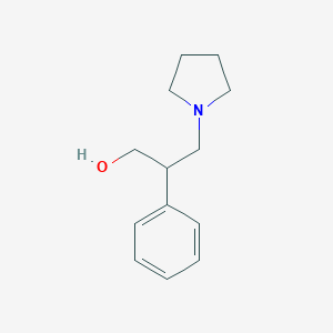 2-Phenyl-3-pyrrolidin-1-yl-propan-1-olͼƬ