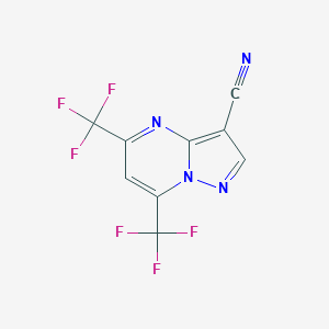 5,7-Bis(Trifluoromethyl)-3-Cyanopyrazolo[1,5-A]PyrimidineͼƬ