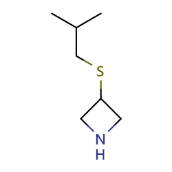 3-[(2-methylpropyl)sulfanyl]azetidine图片