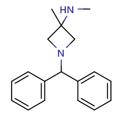 1-benzhydryl-N,3-dimethyl-azetidin-3-amineͼƬ