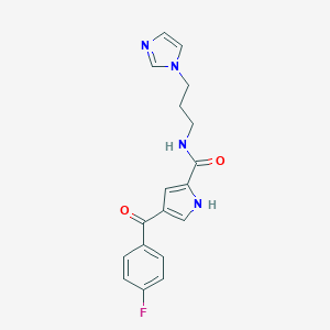 4-(4-Fluorobenzoyl)-N-[3-(1H-imidazol-1-yl)propyl]-1H-pyrrole-2-carboxamide图片