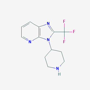 3-Piperidin-4-yl-2-trifluoromethyl-3H-imidazo[4,5-b]pyridine图片