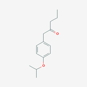 1-[4-(propan-2-yloxy)phenyl]pentan-2-one图片