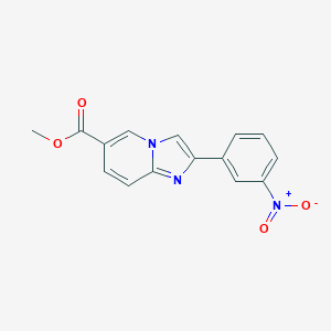 methyl 2-(3-nitrophenyl)imidazo[1,2-a]pyridine-6-carboxylateͼƬ