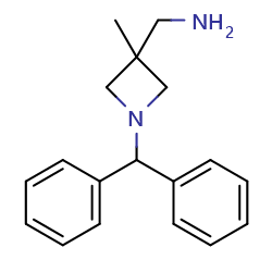 (1-benzhydryl-3-methyl-azetidin-3-yl)methanamineͼƬ