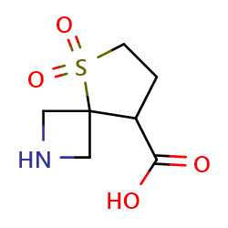 5,5-dioxo-5?-thia-2-azaspiro[3,4]octane-8-carboxylicacidͼƬ